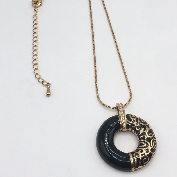 JBK Camrose & Kross Vintage Enamel Necklace - Picture 2 of 5